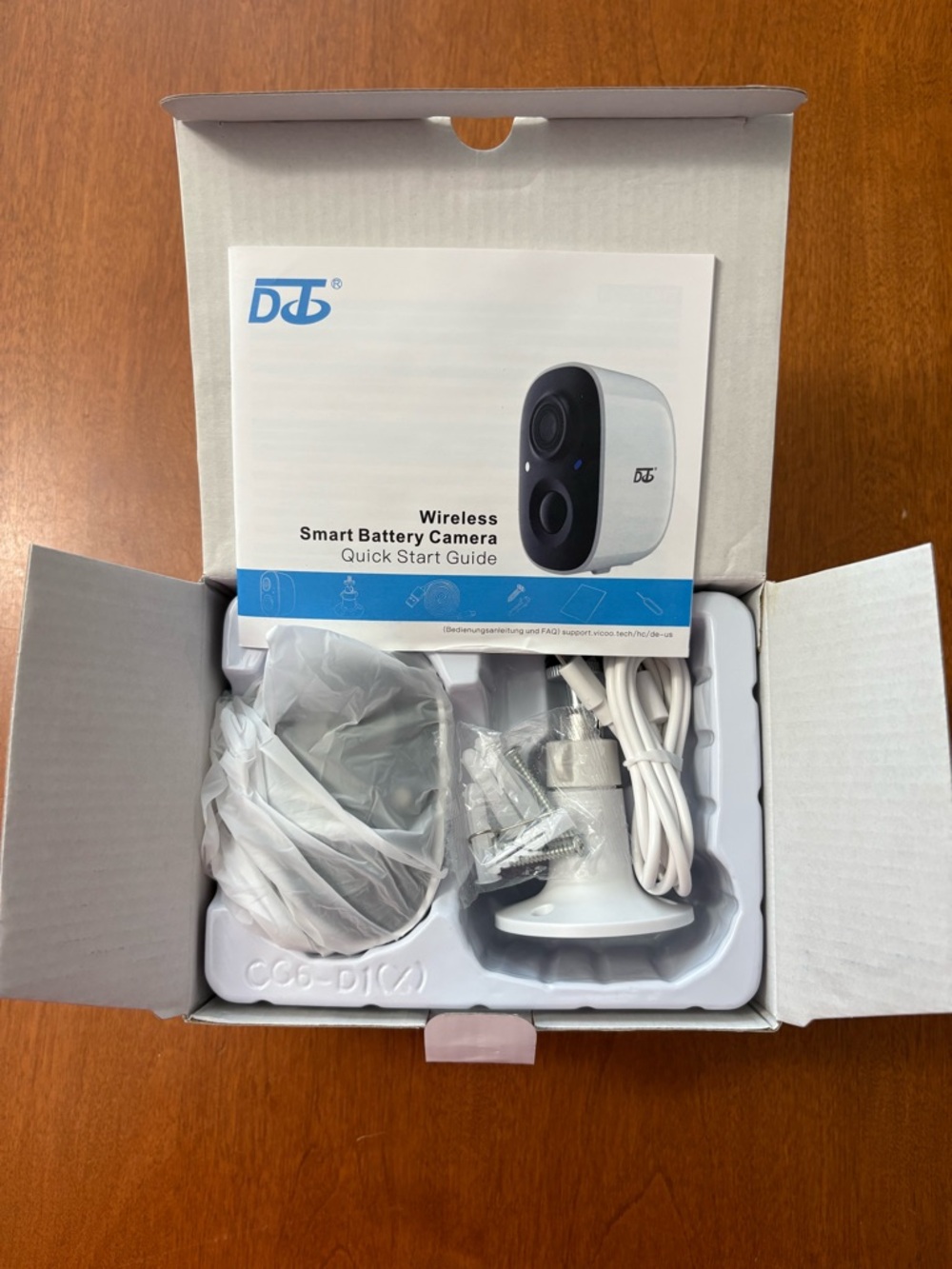 DCT Security Camera Wireless Outdoor WiFi Battery Motion Detection Siren Alarm